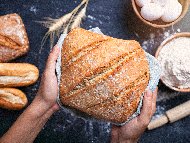 Пълнозърнест хляб с овесено брашно